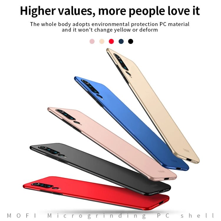 For Xiaomi Mi 10 Pro MOFI Frosted PC Ultra-thin Hard Case(Red) - Xiaomi Cases by MOFI | Online Shopping South Africa | PMC Jewellery