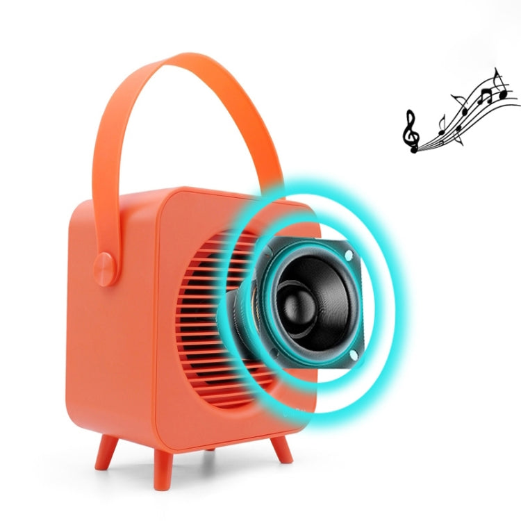 Oneder V9 Fabric Portable Wireless Bluetooth Speaker Portable Card Subwoofer Creative Gift Mini Speaker(Orange) - Desktop Speaker by OneDer | Online Shopping South Africa | PMC Jewellery | Buy Now Pay Later Mobicred