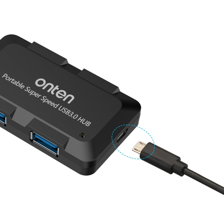 Onten 8102B USB 3.0 to USB 3.0 x 4 Adapter - USB 3.0 HUB by Onten | Online Shopping South Africa | PMC Jewellery | Buy Now Pay Later Mobicred