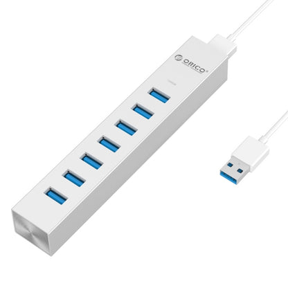 ORICO ASH7-U3 Aluminum Alloy 7 Ports USB 3.0 HUB - USB 3.0 HUB by ORICO | Online Shopping South Africa | PMC Jewellery | Buy Now Pay Later Mobicred