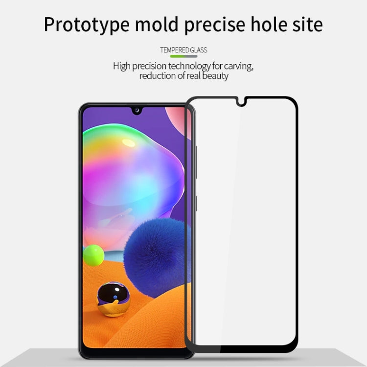 For Galaxy A31 MOFI 9H 2.5D Full Screen Tempered Glass Film(Black) - Galaxy Tempered Glass by MOFI | Online Shopping South Africa | PMC Jewellery