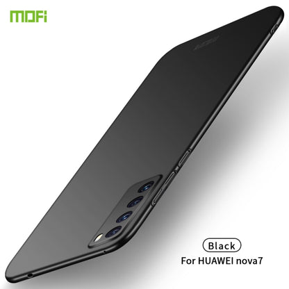 For Huawei Nova 7 MOFI Frosted PC Ultra-thin Hard Case(Black) - Huawei Cases by MOFI | Online Shopping South Africa | PMC Jewellery