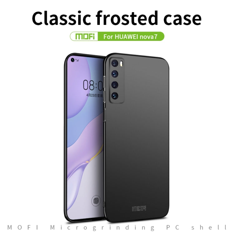 For Huawei Nova 7 MOFI Frosted PC Ultra-thin Hard Case(Gold) - Huawei Cases by MOFI | Online Shopping South Africa | PMC TechLife