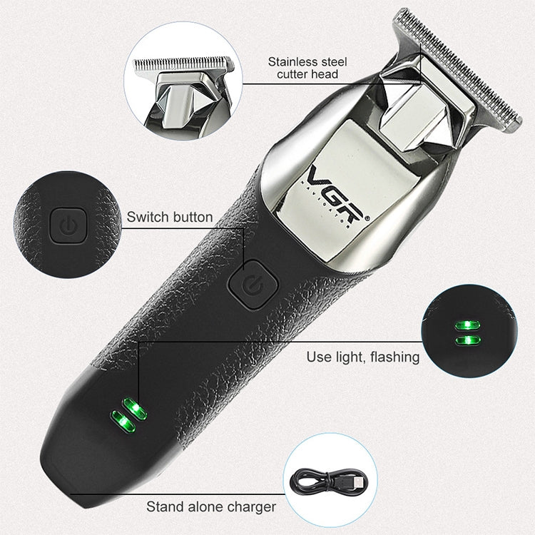 VGR V-171 5W USB Portable Push White Electric Clippers - free shipping - PMC TechLife - Order now!