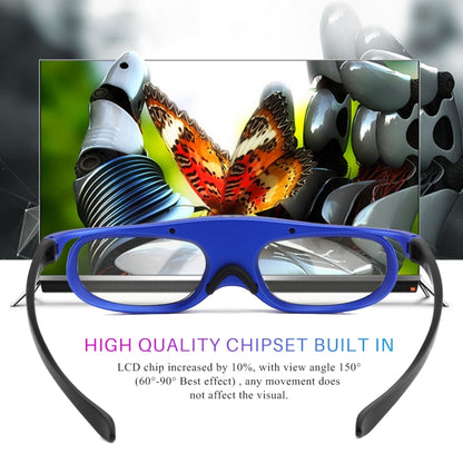 Universal Battery DLP Active Shutter 3D Glasses 96-144Hz For XGIMI Optoma Acer Viewsonic Home Theater Projector 3D TV - VR Headset by PMC Jewellery | Online Shopping South Africa | PMC Jewellery | Buy Now Pay Later Mobicred