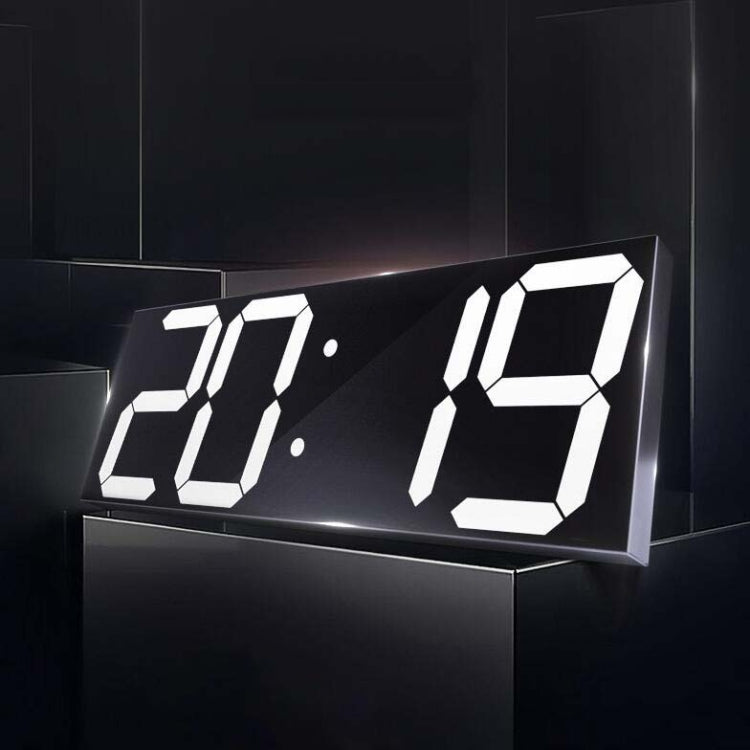 Wall Sticker LED Wall Clock Decorative Clock Creative Acrylic Mirror Clock US Plug, Style:Remote Version Sealed Box(Green Font) - Wall Clock by PMc TechLife | Online Shopping South Africa | PMc TechLife | Buy Now Pay Later Mobicred