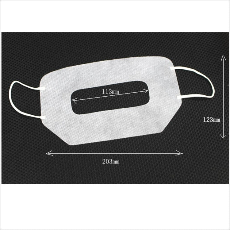 100 PCS Protective Hygiene Eye Mask White Disposable Eyemask for Virtual Reality Glasses - VR Accessories by PMC Jewellery | Online Shopping South Africa | PMC Jewellery | Buy Now Pay Later Mobicred