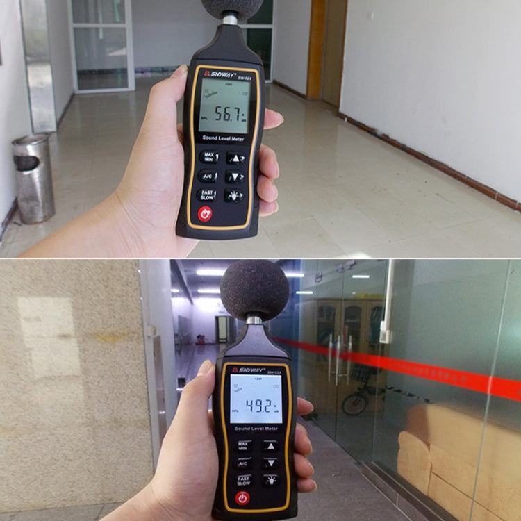SNDWAY Handheld High Precision Noise Decibel Meter, Model:SW524(Storage+USB Communication) - free shipping - PMC Jewellery - Order now!