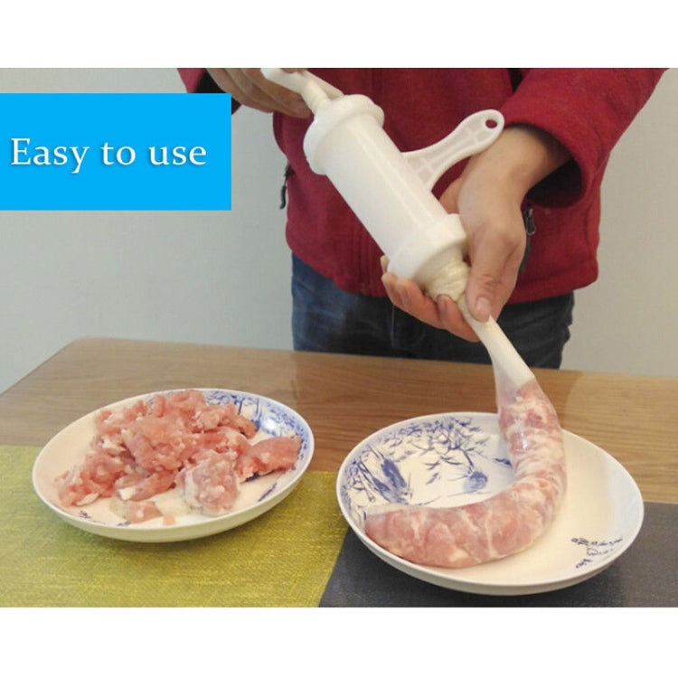 2 PCS Sausage Machine Meat Stuffer Filler Hand Operated Salami Maker - Food Molds by PMC TechLife | Online Shopping South Africa | PMC TechLife | Buy Now Pay Later Mobicred