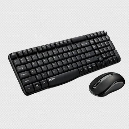 Rapoo X1800S 2.4GHz Wireless Keyboard and Mouse Set(Black) - Wireless Keyboard by Rapoo | Online Shopping South Africa | PMC Jewellery | Buy Now Pay Later Mobicred