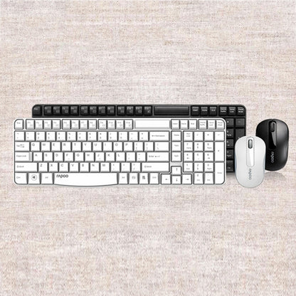 Rapoo X1800S 2.4GHz Wireless Keyboard and Mouse Set(Black) - Wireless Keyboard by Rapoo | Online Shopping South Africa | PMC Jewellery | Buy Now Pay Later Mobicred