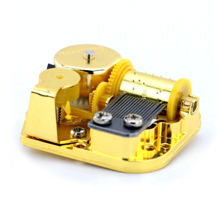 Eight-tone Gold-plated Bar Repair Parts DIY Sky City Paperback Music Box(Meet) - Music Box by PMC Jewellery | Online Shopping South Africa | PMC Jewellery | Buy Now Pay Later Mobicred