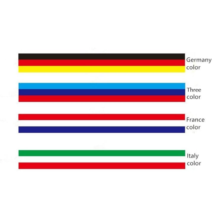 Flag Striped Car Hood Vinyl Sticker Body Decal(germany) - Decorative Sticker by PMC TechLife | Online Shopping South Africa | PMC TechLife | Buy Now Pay Later Mobicred