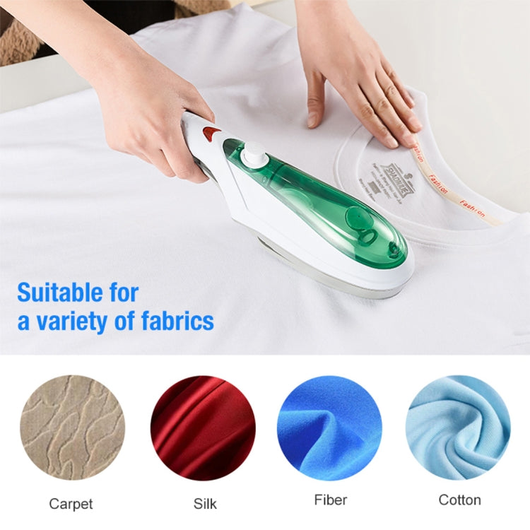 Handheld Garment Steamer Brush Portable Clothes Steam Iron, US Plug 110V(Green) - Garment Steamer by PMC TechLife | Online Shopping South Africa | PMC TechLife | Buy Now Pay Later Mobicred