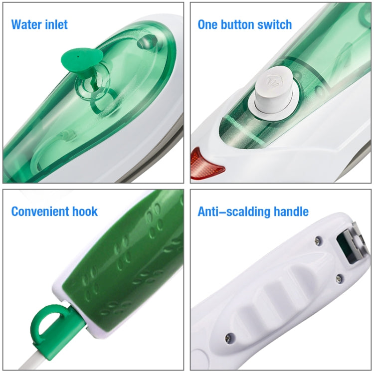 Handheld Garment Steamer Brush Portable Clothes Steam Iron, US Plug 110V(Blue) - Garment Steamer by PMC TechLife | Online Shopping South Africa | PMC TechLife | Buy Now Pay Later Mobicred