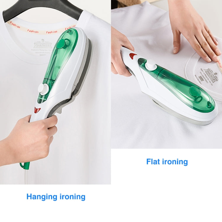 Handheld Garment Steamer Brush Portable Clothes Steam Iron, EU Plug 220V(Blue) - free shipping - PMC TechLife - Order now!