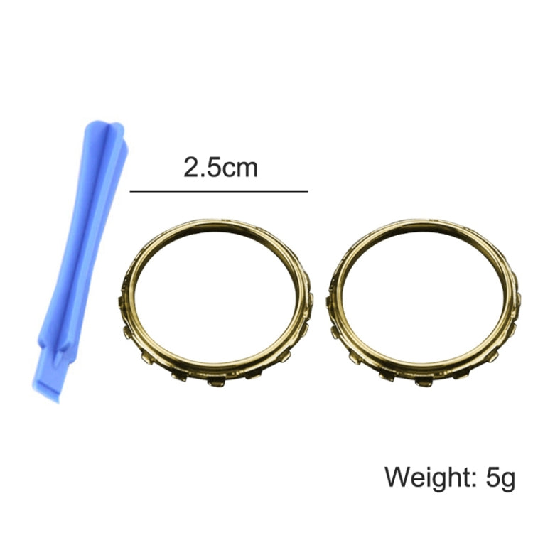 For Xbox One Elite 5pairs 3D Replacement Ring + Screwdriver Handle Accessories, Colour:Black - XBOX Spare Parts by PMC TechLife | Online Shopping South Africa | PMC TechLife