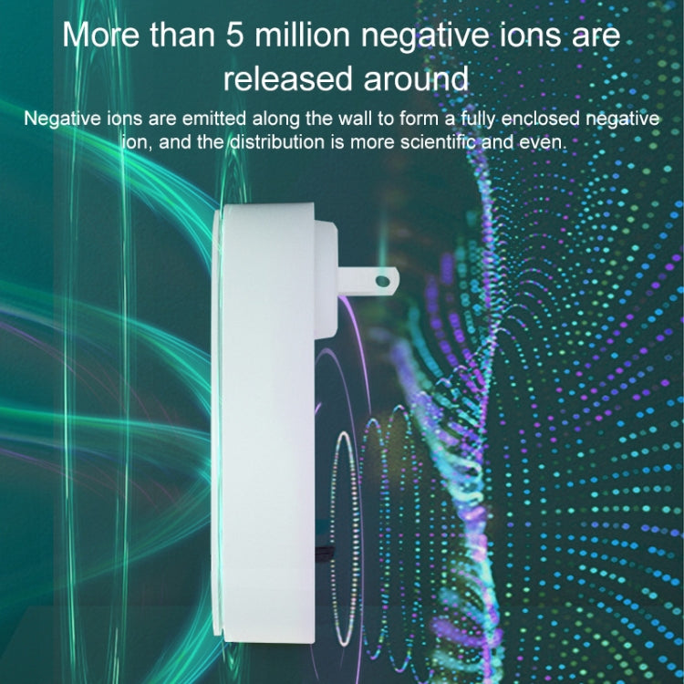 Mini Anion Air Purifier Smoke PM2.5 Remove Toilet Kitchen Air Purifier, Plug Type:EU Plug(Green) - free shipping - PMC TechLife - Order now!