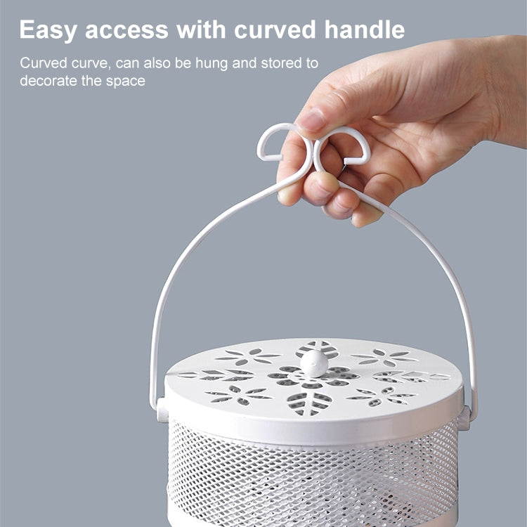 Outdoor Portable Multifunctional Hollow Fireproof Mosquito Coil Box with Lid(Black) - Mosquito Coil Tray by PMC TechLife | Online Shopping South Africa | PMC TechLife | Buy Now Pay Later Mobicred