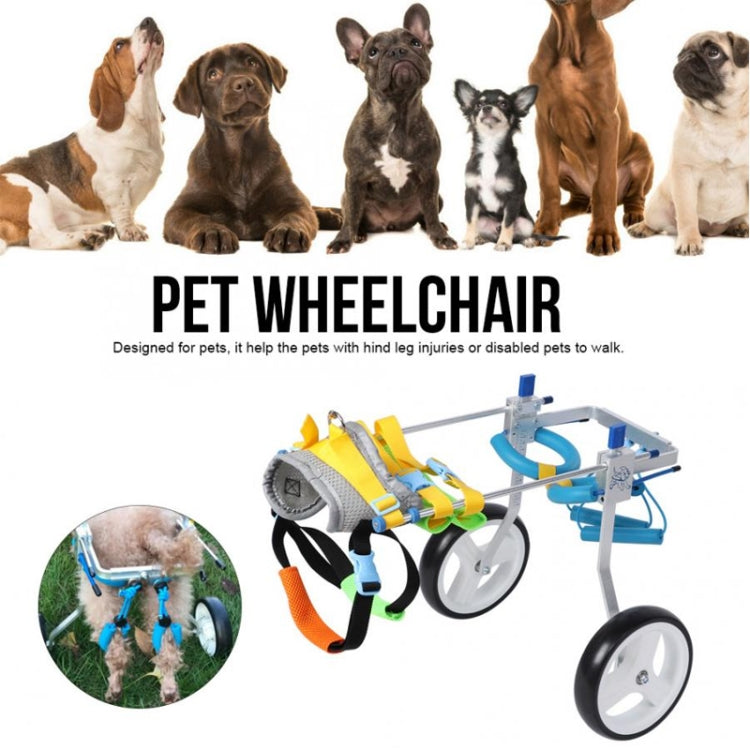 Pet Wheelchair Disabled Dog Old Dog Cat Assisted Walk Car Hind Leg Exercise Car For Dog/Cat Care, Size:S - Training Aids by PMC Jewellery | Online Shopping South Africa | PMC Jewellery | Buy Now Pay Later Mobicred