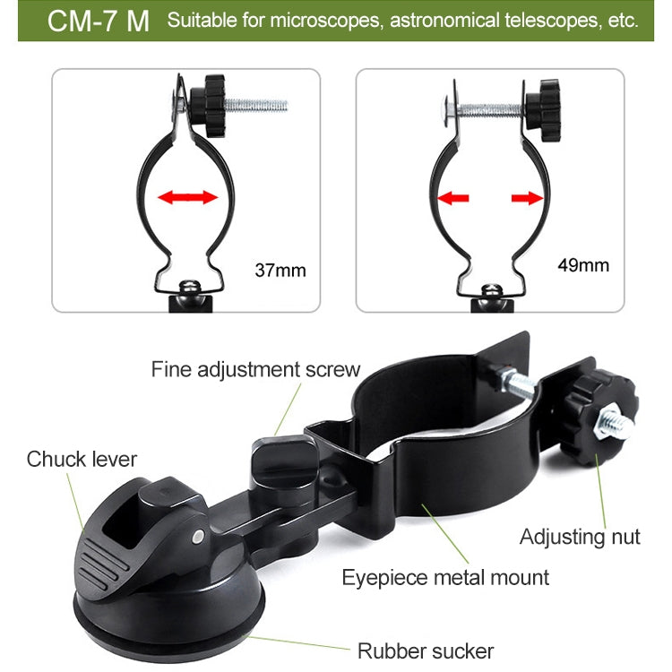 Eyeskey  Universal Mobile Phone Photograph Holder Clip Microscope Astronomical Telescope Clip(CM-7 M) - Accessories by Eyeskey | Online Shopping South Africa | PMC TechLife | Buy Now Pay Later Mobicred