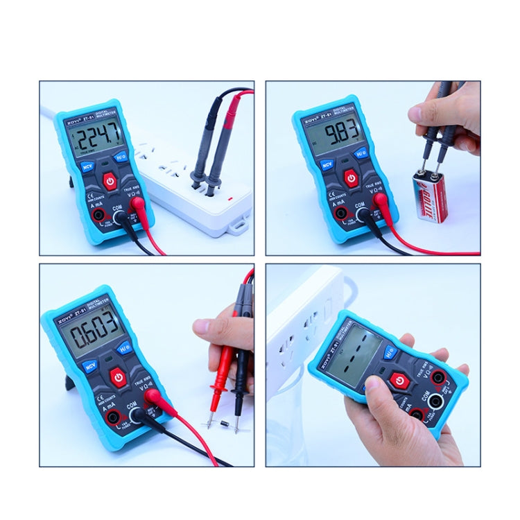 ZOYI ZT-S1 Intelligent Digital Multimeter Automatic Capacitance Ammeter(Blue Standard) - Digital Multimeter by PMC Jewellery | Online Shopping South Africa | PMC Jewellery | Buy Now Pay Later Mobicred