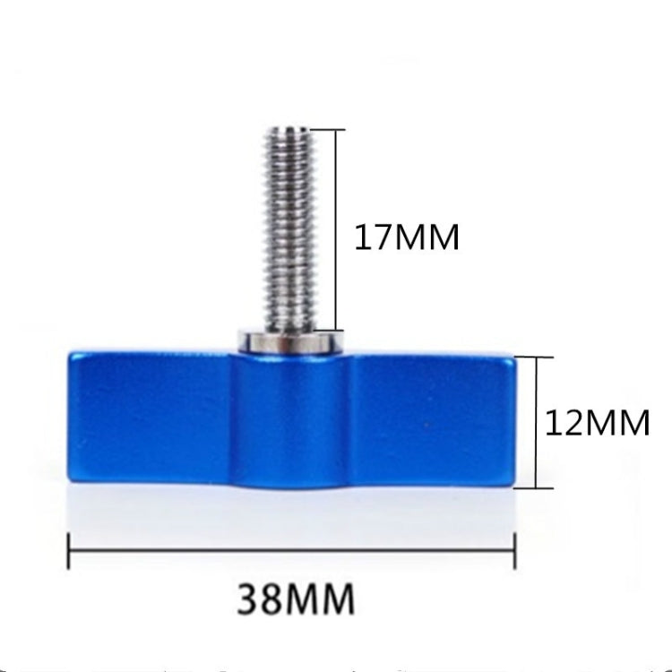 10PCS T-shaped Screw Multi-directional Adjustment Hand Screw Aluminum Alloy Handle Screw, Specification:M4(Red) - Screws by PMC TechLife | Online Shopping South Africa | PMC TechLife | Buy Now Pay Later Mobicred
