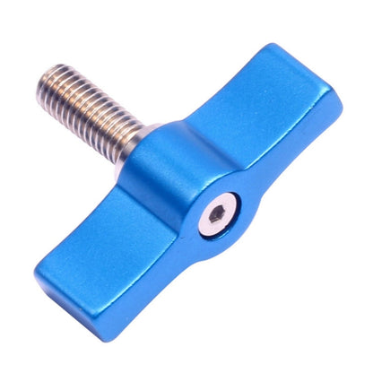 10PCS T-shaped Screw Multi-directional Adjustment Hand Screw Aluminum Alloy Handle Screw, Specification:M5(Blue) - Screws by PMC Jewellery | Online Shopping South Africa | PMC Jewellery | Buy Now Pay Later Mobicred