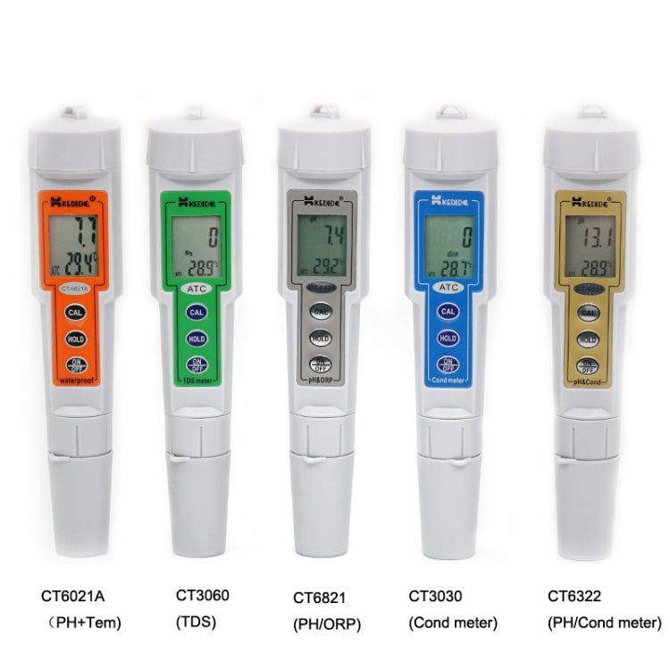 Kedida CT3030 Conductivity + Temp Meter Portable LCD Digital Water Testing Measurement Pen - PH & Moisture Meter by PMC Jewellery | Online Shopping South Africa | PMC Jewellery | Buy Now Pay Later Mobicred