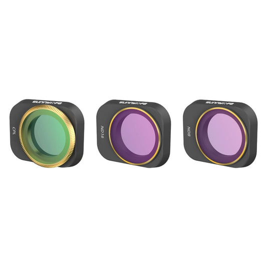 3 PCS / Set CPL+ND8+ND16 Sunnylife MM3-FI411 For Mini 3 Pro Adjustable Filter - Other by Sunnylife | Online Shopping South Africa | PMC Jewellery | Buy Now Pay Later Mobicred