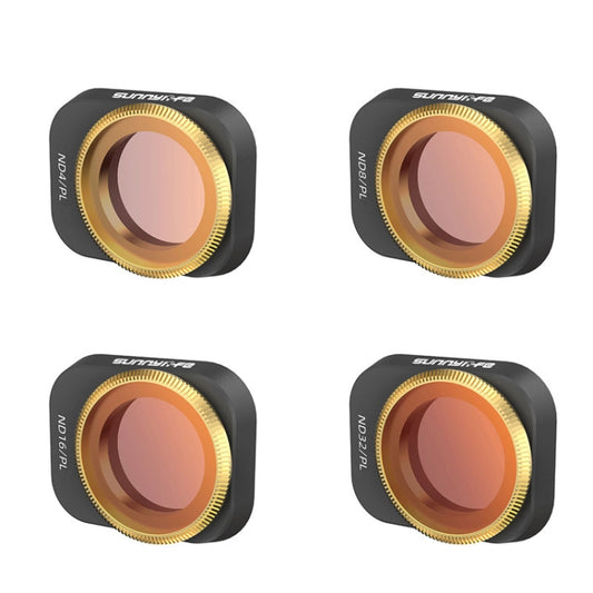 4 PCS / Set ND4 / PL+ND8 / PL+ND16 / PL+ND32 / PL Sunnylife MM3-FI411 For Mini 3 Pro Adjustable Filter - Mavic Lens Filter by Sunnylife | Online Shopping South Africa | PMC Jewellery | Buy Now Pay Later Mobicred