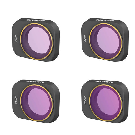 4 PCS / Set ND4+ND8+ND16+ND32 Sunnylife MM3-FI411 For Mini 3 Pro Adjustable Filter - Mavic Lens Filter by Sunnylife | Online Shopping South Africa | PMC Jewellery | Buy Now Pay Later Mobicred