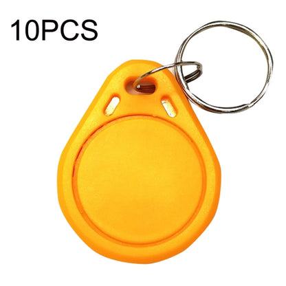 10PCS IC Access Control Card Entree Control M1 Compatibel Fudan Rfid 13.56Mhz Keyfob Sleutelhanger Tag Sleutelhanger(Orange) - Access Card by PMC Jewellery | Online Shopping South Africa | PMC Jewellery | Buy Now Pay Later Mobicred