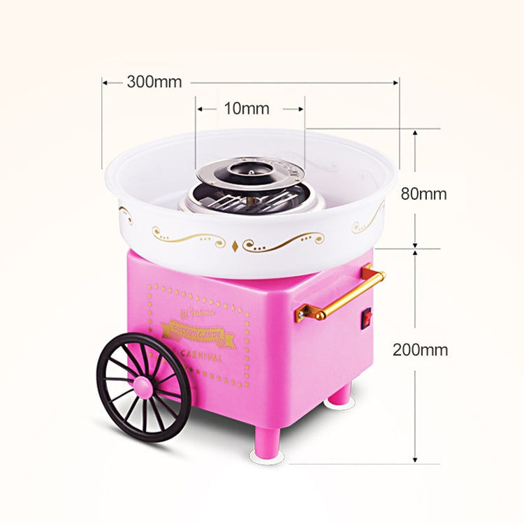 Retro Trolley Mini Cotton Candy Machine, Specification:European Regulations 220 V(Red) - free shipping - PMC TechLife - Order now!