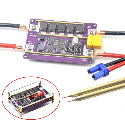 Compatible Version 12V Digital Display DIY Battery Spot Welding Machine Pen Control, Style:10 Square Pen With Case - Others by PMC Jewellery | Online Shopping South Africa | PMC Jewellery | Buy Now Pay Later Mobicred