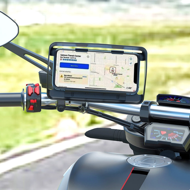 Off-road Car Sun Visor Mobile Phone Navigation Bracket, Style:Instrument Panel Hose Type - Universal Car Holders by PMC TechLife | Online Shopping South Africa | PMC TechLife | Buy Now Pay Later Mobicred