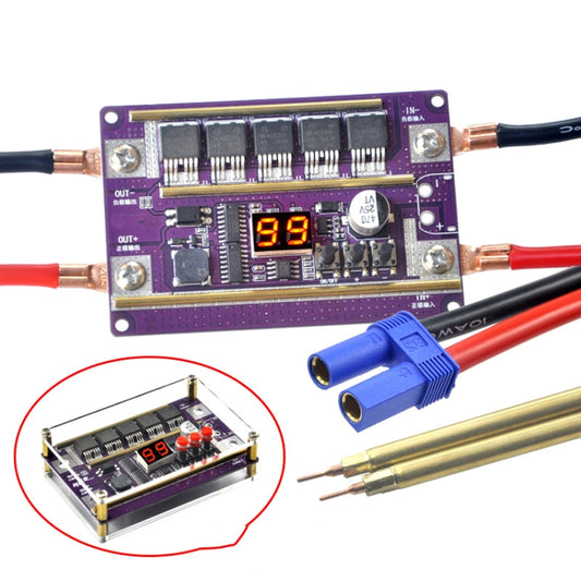 Start Treasure Version 12V Digital Display DIY Battery Spot Welding Machine Pen Control, Style:10 Square Pen With Case - Others by PMC Jewellery | Online Shopping South Africa | PMC Jewellery | Buy Now Pay Later Mobicred