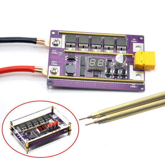 Model Airplane Battery Version 12V Digital Display DIY Battery Spot Welding Machine Pen Control, Style:10 Square Pen With Case - Others by PMC Jewellery | Online Shopping South Africa | PMC Jewellery | Buy Now Pay Later Mobicred