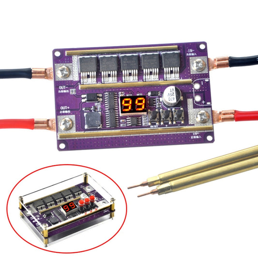 Lead-Acid Battery Version 12V Digital Display DIY Battery Spot Welding Machine Pen Control, Style:10 Square Pen With Case - Others by PMC Jewellery | Online Shopping South Africa | PMC Jewellery | Buy Now Pay Later Mobicred