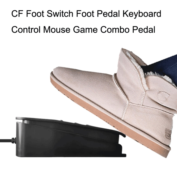 FS2020TU CF Foot Switch Foot Pedal Keyboard Control Mouse Game Combo Pedal(Mechanical Sound) - Other by Pcsensor | Online Shopping South Africa | PMC Jewellery | Buy Now Pay Later Mobicred