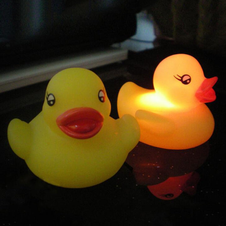 2 PCS LED Water Induction Light Duck Baby Bath Toys, Random Color Delivery - Water Fun & Sand Toys by PMC Jewellery | Online Shopping South Africa | PMC Jewellery