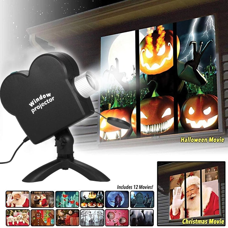 Christmas Halloween Laser Projector Mini Window Home Theater Projector, Plug Type:AU Plug - Mini Projector by PMC Jewellery | Online Shopping South Africa | PMC Jewellery | Buy Now Pay Later Mobicred