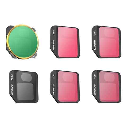 6 PCS / Set MCUV+CPL+ND4+ND8+ND16+ND32 Sunnylife M3-FI330 For Mavic 3 Filter - Lens Filter by Sunnylife | Online Shopping South Africa | PMC Jewellery | Buy Now Pay Later Mobicred