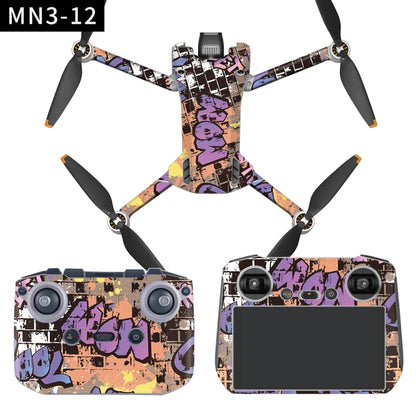 Full Surround Style Waterproof  Sticker For DJI Mini 3 Pro RC-N1 Ordinary Version(Mn3-12) - Stickers by PMC Jewellery | Online Shopping South Africa | PMC Jewellery | Buy Now Pay Later Mobicred