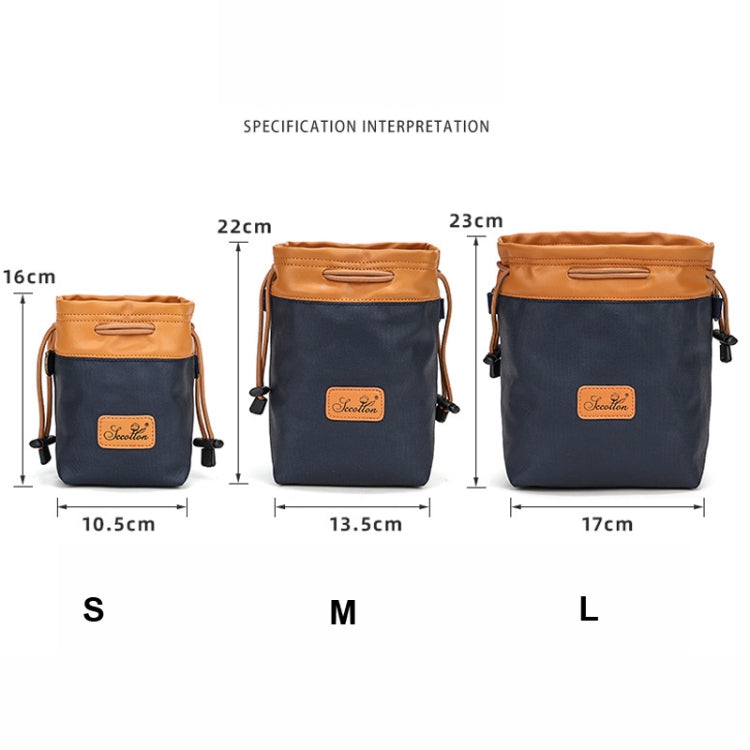 S.C.COTTON Camera Lens Protection Bag Liner Bag Waterproof Camera Storage Bag, Size: S(Blue) - free shipping - PMC TechLife - Order now!