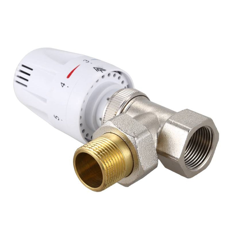 Automatic Straight Brass Articulated Ball Temperature Control Valve - Thermostat & Thermometer by PMC Jewellery | Online Shopping South Africa | PMC Jewellery | Buy Now Pay Later Mobicred