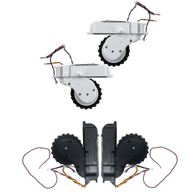 2 PCS Sweep And Mop Machine Walking Wheel For Mijia STYJ02YM / MVVC01-JG(White) - Other Accessories by PMC TechLife | Online Shopping South Africa | PMC TechLife | Buy Now Pay Later Mobicred