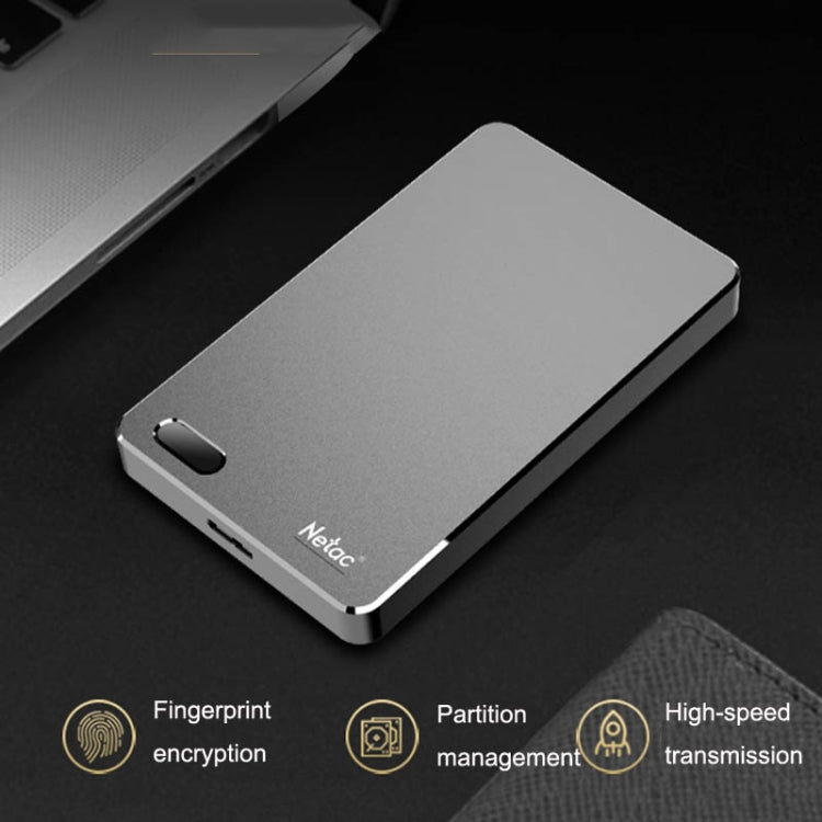 Netac K330 High Speed 2.5 Inch Fingerprint Encrypted Mobile Hard Drive, Capacity: 2TB - External Hard Drives by Netac | Online Shopping South Africa | PMC Jewellery | Buy Now Pay Later Mobicred