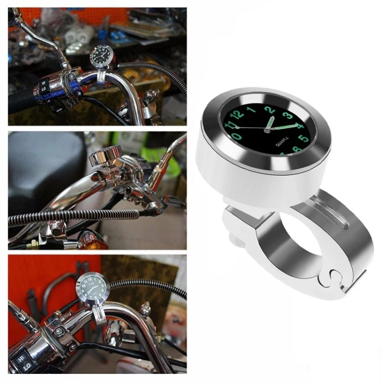 Motorcycle Bike Modified Handlebar Clock Watch(White) - Others by PMC TechLife | Online Shopping South Africa | PMC TechLife