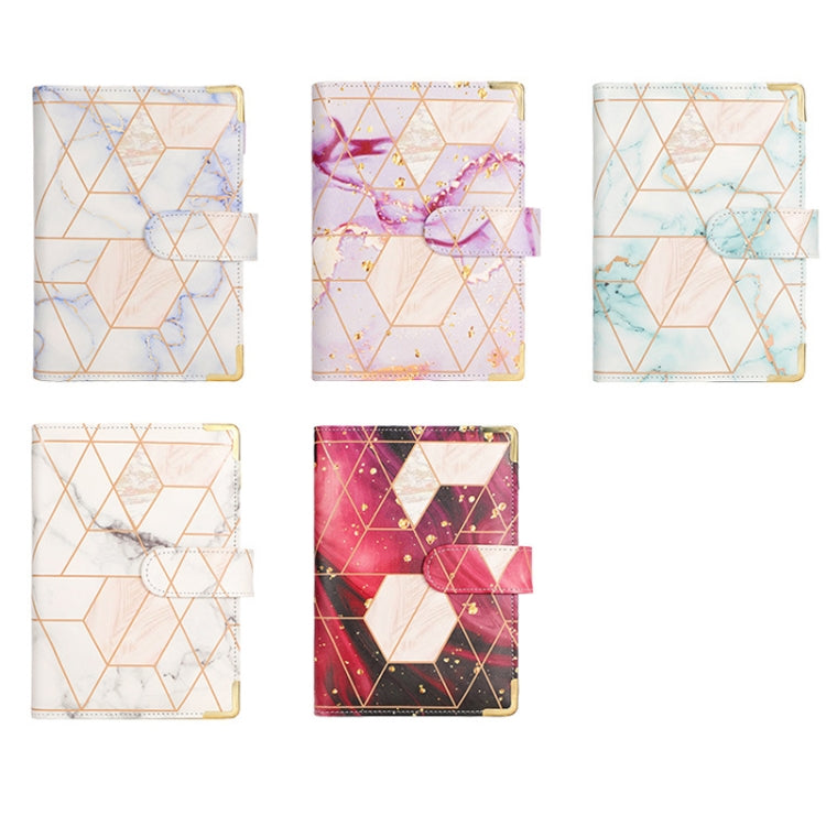 A6 Loose-leaf Notebook Budget Book Marbled Handbook,Style: Basic Model(Purple) - Notebooks by PMc TechLife | Online Shopping South Africa | PMc TechLife | Buy Now Pay Later Mobicred